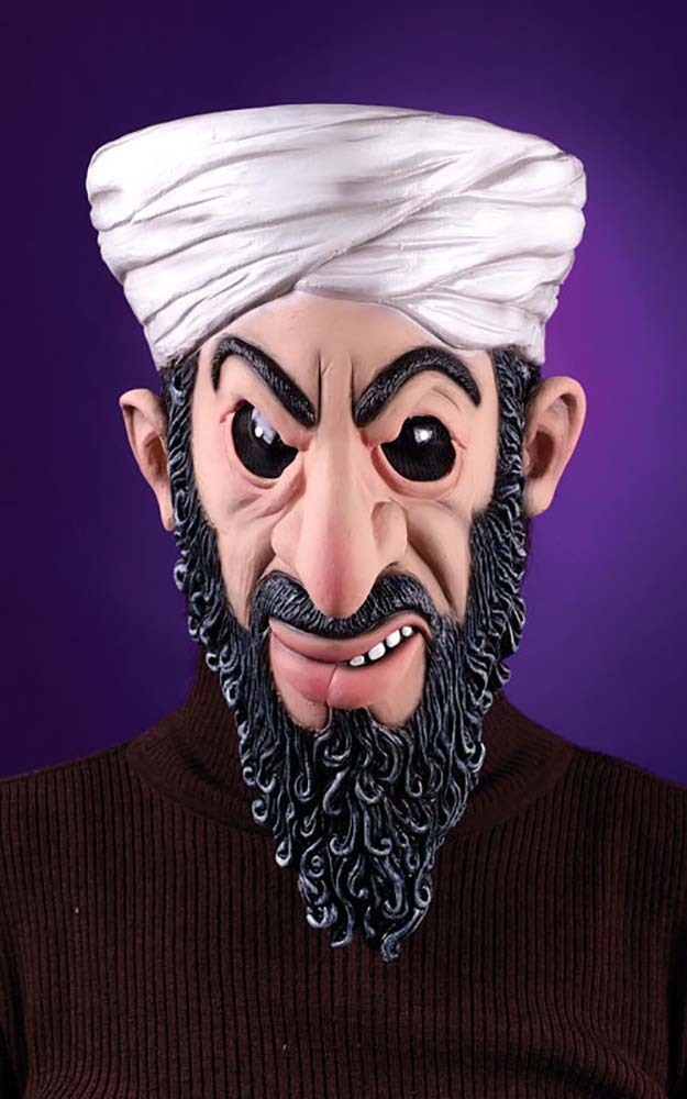 Osama Bin Laden Adult Mask Costume Crazy