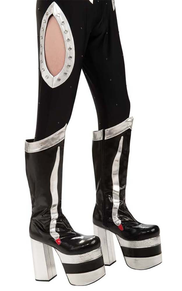 Catman Kiss Deluxe Boots Costume Crazy