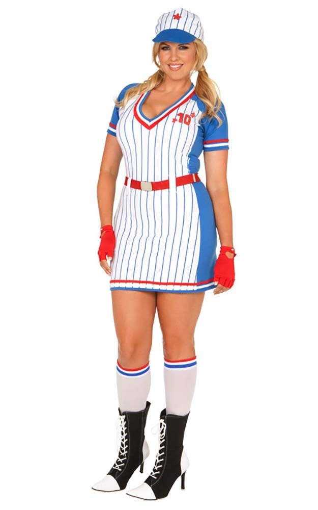 sexy womens baseball costume