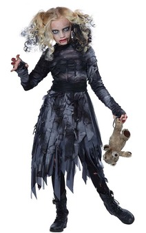 Zombie Girl Child Halloween Costume