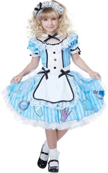 Deluxe Alice In Wonderland Child Costume
