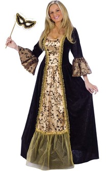 Masquerade Queen Medieval Adults Costume