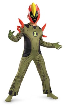 Ben 10 Swampfire Alien Child Costume