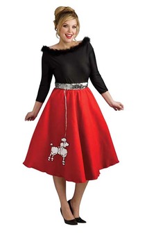 50s Poodle Babe Adult Plus Costume 