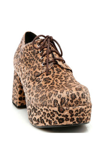 Leopard Print Platform Adult Shoes