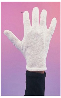 A Pair Of White Cotton Magicians Glove