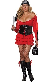 Pirate Wench Sexy Plus Size Adults Costume