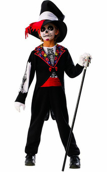 Day Of The Dead Boy Child Costume