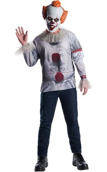 Pennywise It Adult Costume Top & Mask