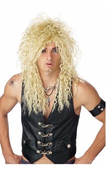Headbanger Adult Blonde Wig