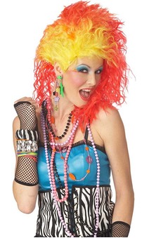 True Colours Adult Cyndi Lauper Wig