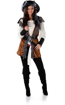 Pirate Buccanear Girl Adult Costume