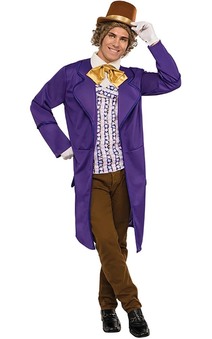 Deluxe Willy Wonka Adult Costume