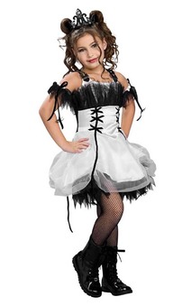 Gothic Punk Ballerina Child Costume