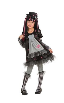 Goth Doll-ista Gothic Punk Child Costume