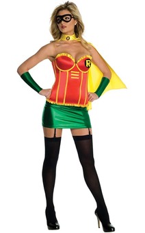 Robin Deluxe Batman Corset Adult Costume