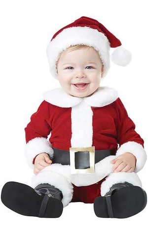 Santa Baby Infant Christmas Costume