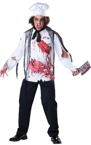 Scary Goremet Chef Adults Costume