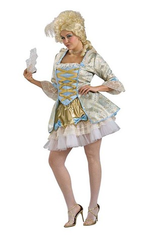 Lady Of Versailles Adult Plus Costume