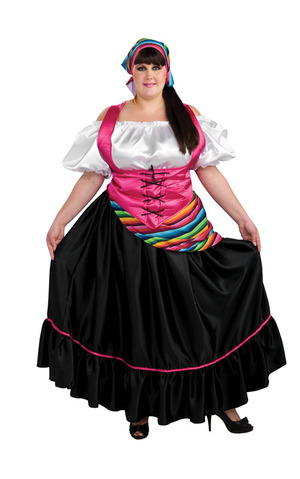 Senorita Plus Size Adult Spanish Mexican Costume