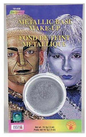 Silver Metallic Costume Makeup