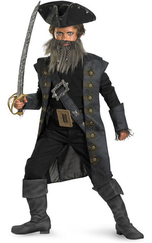 Blackbeard Pirate Child Costume