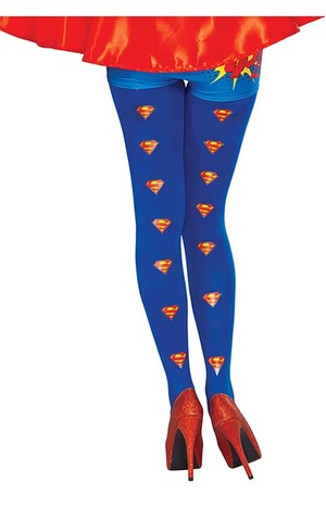 Adult Supergirl Stockings Tights