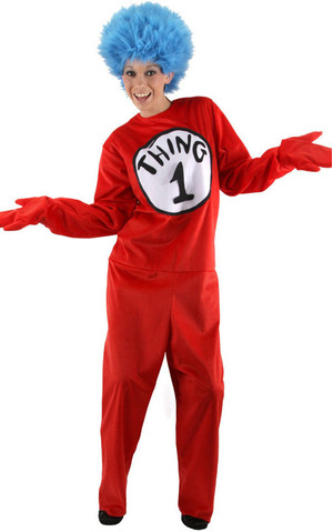 Cat In The Hat Thing 1&2 Adult Costume