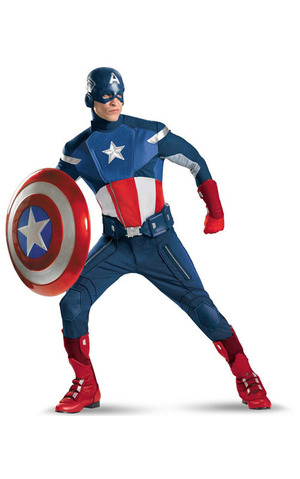 Adult Mens Elite The Avengers Captain America
