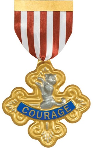 Cowardly Lion Badge of Courage Wizard of Oz