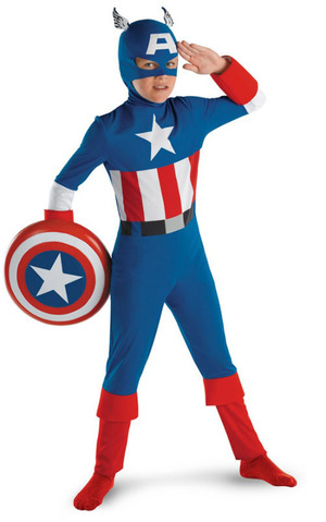 Classic Captain America Child Costume