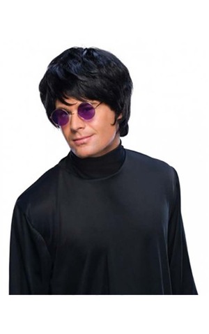 Black Pop Star John Lennon Adult Wig