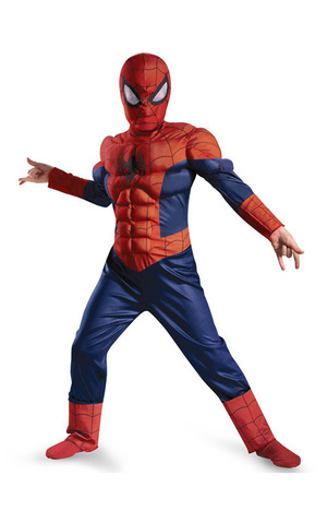 Ultimate Spider-man Muscle Light Up Kids Costume