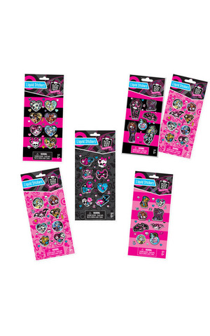Girls Monster High Stickers Accessory
