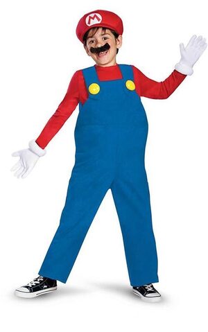 Deluxe Mario Child Mario Bros Costume
