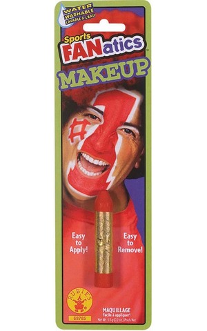 Red Sport Fanatics Makeup Stick Face Paint