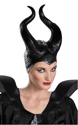 Deluxe Maleficent Horns Adult Costume