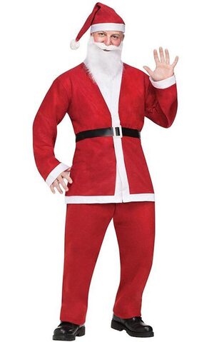 SANTACON Pub Crawl Santa Suit Adult Costume