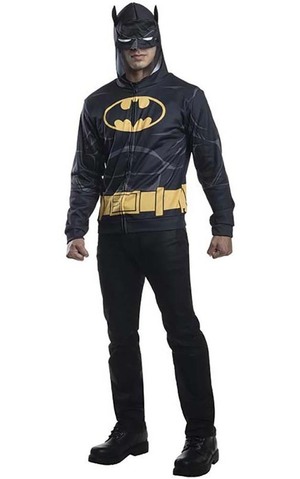 Batman Hoodie Mask Adult Jumper Costume