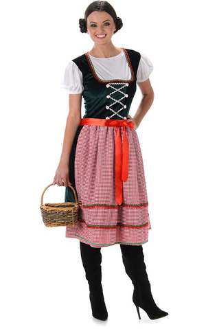 Sound Of Music Alpine Girl Adult Oktoberfest Costume