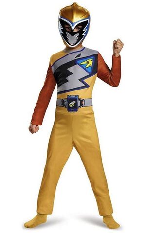 Gold Power Ranger Dino Charge Child Costume
