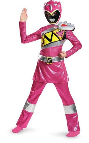 Deluxe Pink Power Ranger Dino Charge Child Costume