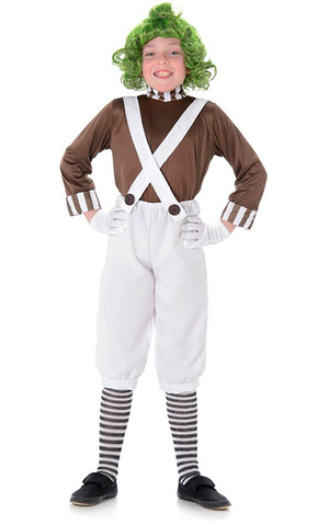 Oompa Loompa Willy Wonka Child Costume
