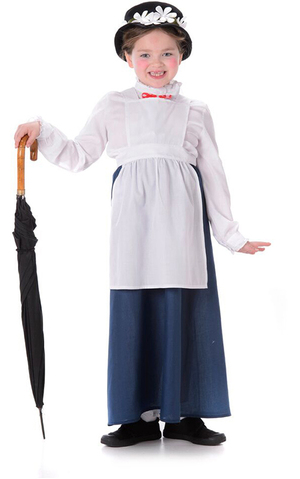 Mary Poppins Victorian Nanny Childs Costume
