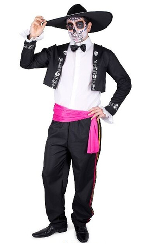 El Mariachi Suit Day Of The Dead Adult Costume