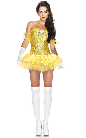 Belle Beauty & the Beast Sexy Princess Adult Costume