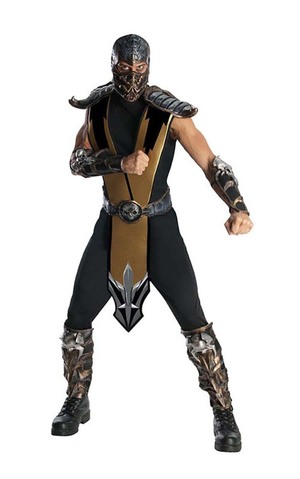 Scorpion Mortal Kombat Deluxe Adult Costume