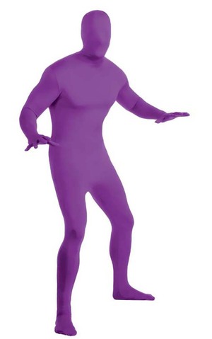 Purple 2nd Skin Suit Adult Costume