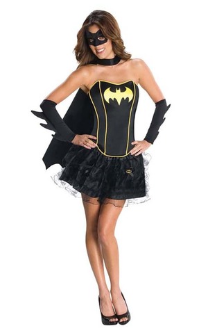 Batgirl Batman Sexy Corset Adult Costume