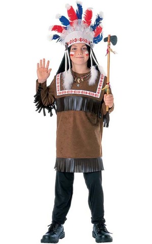 Cherokee Indian Warrior Chief Child Costume